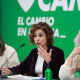 La secretaria general del PSOE-A y vicepresidenta primera del Gobierno, María Jesús Montero, en Alcalá de Guadaíra (Sevilla) en la Interparlamentaria regional de los socialistas andaluces. ROCÍO RUZ-EUROPA PRESS