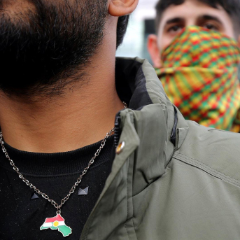 Kurdos de Líbano protestan contra la ofensiva del Ejército sirio en Alepo Europa Press/Contacto/Marwan Naamani