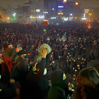 Imagen de archivo de protestas en Irán, a 10 de enero de 2026  Europa Press/Contacto/Social Media