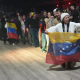 Venezolanos asisten al encuentro organizado en Bilbao para celebrar la captura de Nicolás Maduro H.BILBAO-EUROPA PRESS