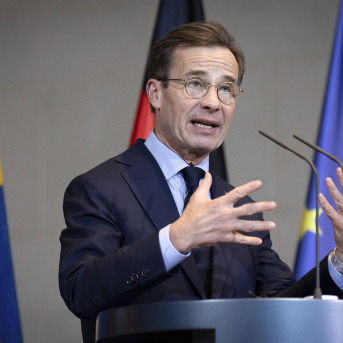El primer ministro sueco, Ulf Kristersson Europa Press/Contacto/Bernd Elmenthaler