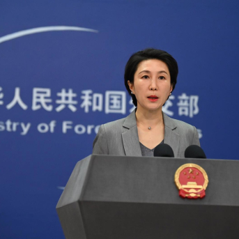 La portavoz del Ministerio de Exteriores chino, Mao Ning. Johannes Neudecker/dpa