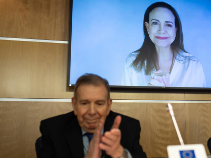 Imagen de archivo del Edmundo González y María Corina Machado Alejandro Martínez Vélez - Europa Press