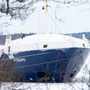 Imagen de archivo del carguero Fitburg, retenido en Finlandia.  Europa Press/Contacto/Jani Hakala