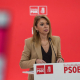 La portavoz del Grupo Socialista en la Diputación Permanente de la Asamblea de Extremadura, Piedad Álvarez, ofrece una rueda de prensa PSOE DE EXTREMADURA