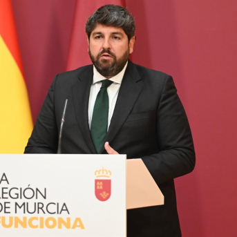 El presidente de la Región de Murcia, Fernando López Miras CARM