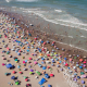 Vista aérea de una playa en Mar del Plata, Argentina Diego Izquierdo/telam/dpa