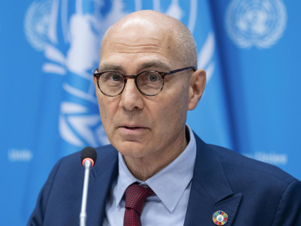 El Alto Comisionado de Naciones Unidas para los Derechos Humanos, Volker Turk, durante una rueda de prensa en Nueva York, Estados Unidos (archivo) Europa Press/Contacto/Lev Radin