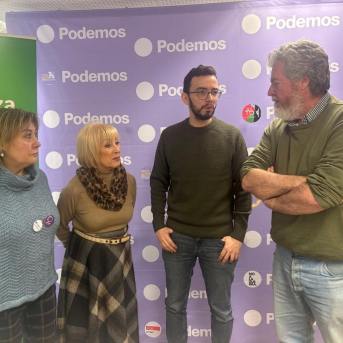 Rueda de presna de presentación de la coalición de Podemos y Alianza Verde EUROPA PRESS