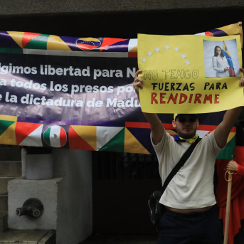 Manifestación en apoyo de María Corina Machado, en Ciudad de México. Europa Press/Contacto/Ian Robles