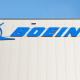 FILED - 26 October 2022, Schleswig-Holstein, Henstedt-Ulzburg: A view of a logo with the word "Boeing" on a hall of the new Boeing distribution center. Photo: Georg Wendt/dpa Georg Wendt/Dpa