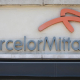 Placa de ArcelorMittal. Isabel Infantes - Europa Press