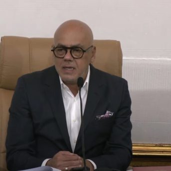 El presidente de la Asamblea Nacional de Venezuela, Jorge Rodríguez ASAMBLEA NACIONAL DE VENEZUELA