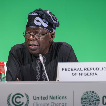 El presidente de Nigeria, Bola Tinubu (archivo) Christophe Viseux/COP28/dpa