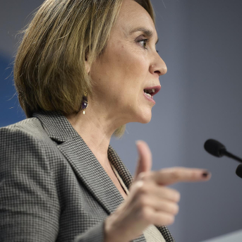 La vicesecretaria de Regeneración del Partido Popular, Cuca Gamarra, durante una rueda de prensa posterior a la reunión del Comité de Dirección del PP, en la sede del PP, a 15 de diciembre de 2025, en Madrid (España) |  Jesús Hellín - Europa Press