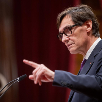 El presidente de la Generalitat, Salvador Illa Lorena Sopêna - Europa Press