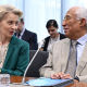 La presidenta de la Comisión Europea, Ursula von der Leyen, y el presidente del Consejo Europeo, António Costa. Sierakowski Frederic/EU Council/ DPA