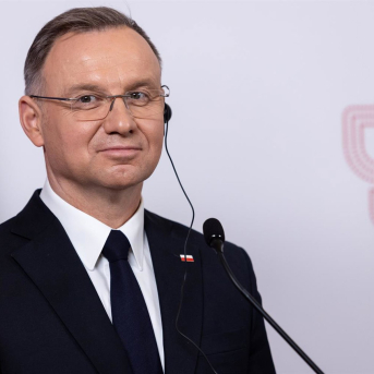 El presidente de Polonia, Andrzej Duda, durante una rueda de prensa en Wisla (archivo) Daniel Stehlìk/TASR/dpa