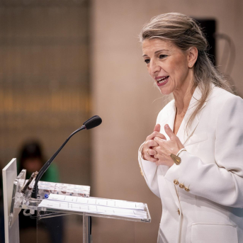 Díaz celebra la decisión de Uber Eats de abandonar el modelo de repartidores autónomos en España