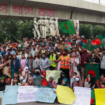 Protestas antigubernamentales en Daca, la capital de Bangladesh Suvra Kanti Das/ZUMA Press Wire/ DPA