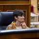 La ministra de Vivienda, Isabel Rodríguez, durante una sesión plenaria en el Congreso de los Diputados, a 11 de noviembre de 2025, en Madrid (España). Alberto Ortega - Europa Press