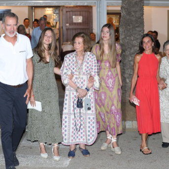 Felipe VI, la princesa de Asturias, la reina Sofía, la infanta Sofía, la reina Letizia y la princesa Irene de Grecia en el Portixol EUROPA PRESS REPORTAJES Felipe VI, la princesa de Asturias, la reina Sofía, la infanta Sofía, la reina Letizia y la princesa Irene de Grecia en el Portixol EUROPA PRESS REPORTAJES