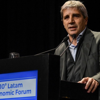 El ministro de Economía de Argentina, Luis Caputo. GOBIERNO ARGENTINA