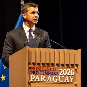 El presidente de Paraguay, Santiago Peña PRESIDENCIA DE PARAGUAY El presidente de Paraguay, Santiago Peña PRESIDENCIA DE PARAGUAY