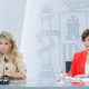 Yolanda Díaz e Isabel Rodríguez, en una rueda de prensa del Consejo de Ministros  Eduardo Parra - Europa Press
