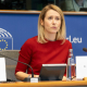 La Alta Representante de la UE, Kaja Kallas, en su intervención en el Parlamento Europeo. PHILIPPE BUISSIN