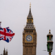 La bandera de Reino Unido al lado del Big Ben, en Londres Europa Press/Contacto/Vernon Yuen