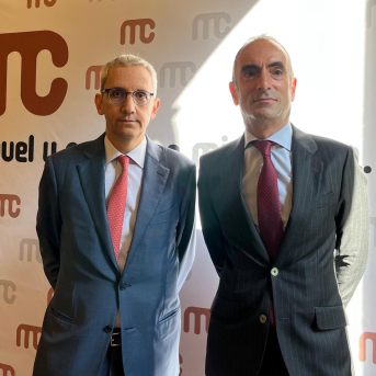 El presidente de Miquel y Costas, Jordi Mercader, y el director general, Ignasi Nieto EUROPA PRESSQ