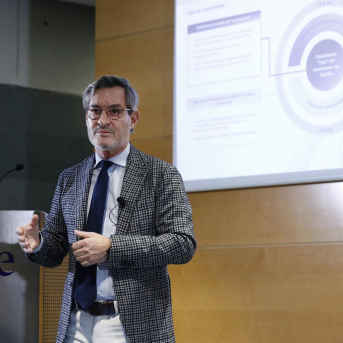 El presidente y consejero delegado de Tendam, Jaume Miquel. MARC GUILLEN - ESADE