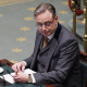 El primer ministro belga, Bart De Wever, interviene en la Cámara Federal.  Europa Press/Contacto/NICOLAS MAETERLINCK