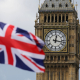 Bandera del Reino Unido con el Big Ben de fondo, en Londres. MICHAEL KAPPELER/DPA