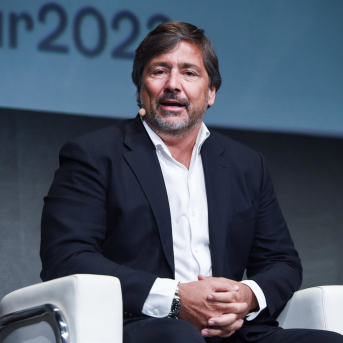 El CEO de W2M, Gabriel Subías, durante la XVIII edición del Foro Hosteltur, en el Teatro Goya, a 3 de mayo de 2023, en Madrid (España).  Gustavo Valiente - Europa Press