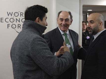 El presidente de Iberdrola, Ignacio Sánchez Galán, en Davos IBERDROLA