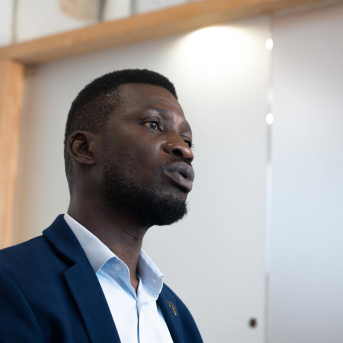 El cantante, político y opositor ugandés Bobi Wine durante una entrevista para Europa Press, en el Impact Hub, a 20 de junio de 2023, en Madrid (España) Diego Radamés - Europa Press