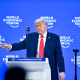 El presidente de EEUU, Donald Trump, en su intervención en el Foro de Davos.  Europa Press/Contacto/Lian Yi