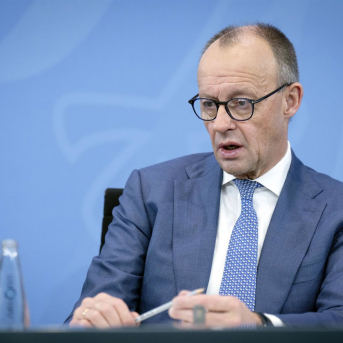 El canciller alemán, Friedrich Merz, durante una rueda de prensa en Berlín. Europa Press/Contacto/Bernd Elmenthaler El canciller alemán, Friedrich Merz, durante una rueda de prensa en Berlín. Europa Press/Contacto/Bernd Elmenthaler