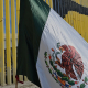Bandera de México en el muro fronterizo entre Estados Unidos y México en Tijuana, Baja California, México Europa Press/Contacto/Carlos A. Moreno