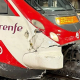 Daños sufridos por el tren de Cercanías en Asturias el 23 de enero de 2025 REDES SOCIALES