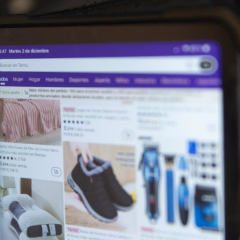 Una persona realiza una búsqueda en Temu  Eduardo Parra - Europa Press