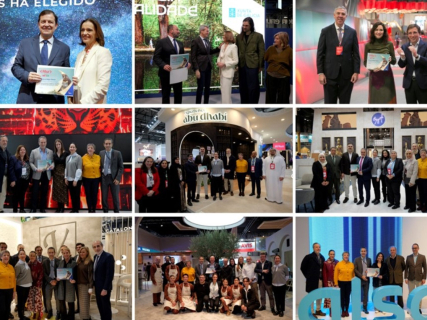 Meliá, Vincci y Alsa, premiados al mejor stand en la categoría de empresas en Fitur IFEMA MADRID
