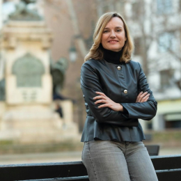 La candidata del PSOE a la Presidencia de Aragón, Pilar Alegría. MARCOS CEBRIÁN/EUROPA PRESS