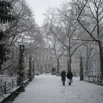 Nieve en Nueva York (EEUU). Europa Press/Contacto/Gina M Randazzo