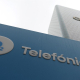 FILED - 03 November 2023, Bavaria, Munich: The logo of telecommunications provider Telefonica can be seen on a sign in front of the German headquarters at the Uptown skyscraper. Photo: Karl-Josef Hildenbrand/dpa Karl-Josef Hildenbrand/dpa
