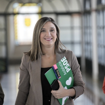 La vicesecretaria general del PSOE-A y portavoz del Grupo Socialista en el Parlamento andaluz, María Márquez PSOE-A