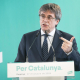 El presidente de Junts y expresidente de Cataluña, Carles Puigdemont, durante una rueda de prensa, en el espacio Les 5 Éléments, a 27 de octubre de 2025, en Perpignan (Francia). Glòria Sánchez - Europa Press