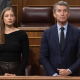 La portavoz del PP, Ester Muñoz, y el  presidente del PP, Alberto Núñez Feijóo, durante una sesión plenaria extraordinaria en el Congreso de los Diputados, a 27 de enero de 2026, en Madrid (España).  Eduardo Parra - Europa Press